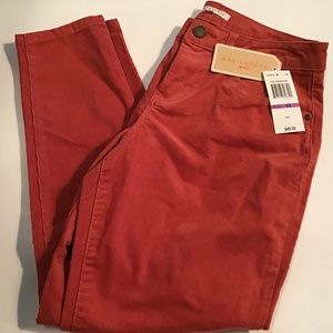 Pants Junior’s 11 Coral Stretch Cords NWT